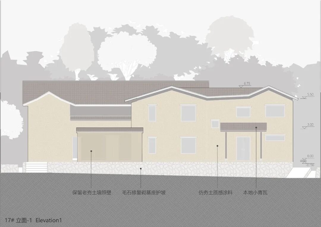 17号楼立面图 / Elevation of Building 17
