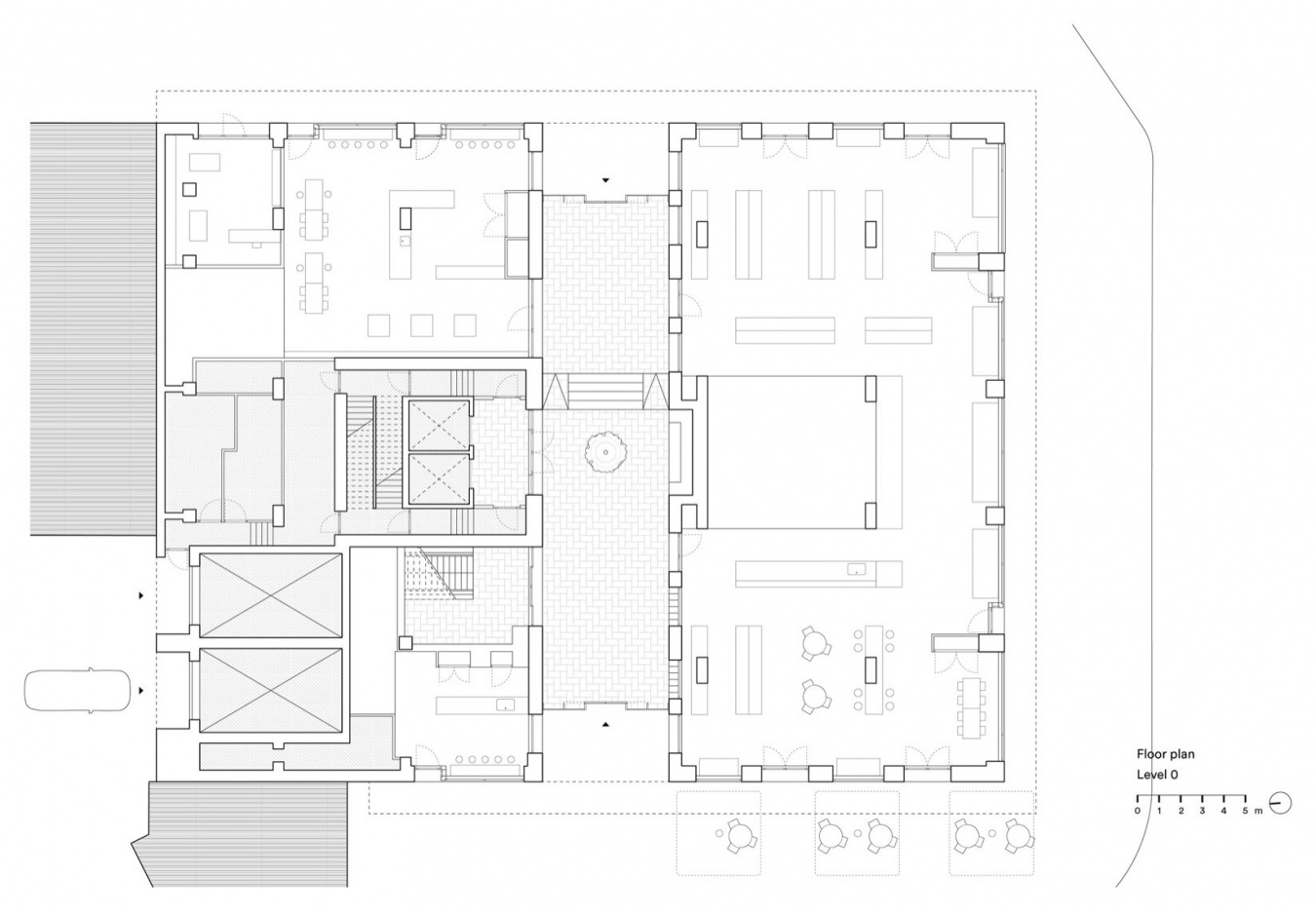 首层平面图 / Level 0 plan