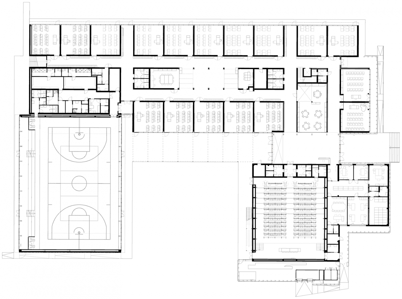 楼层平面图(P1) / Floor plan (P1)