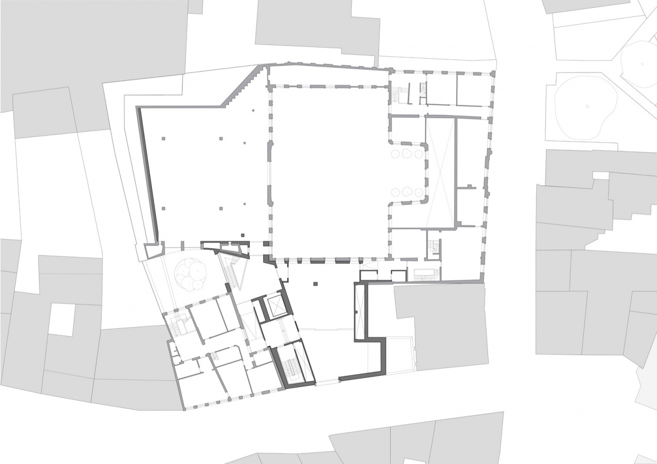 三层平面图,Second floor plan