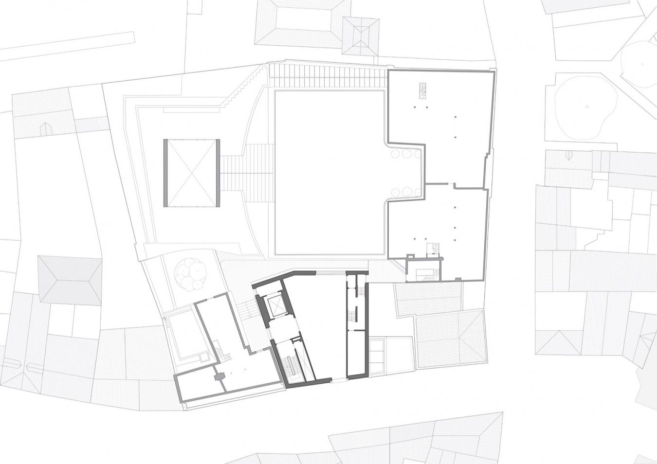 四层平面图,Third floor plan