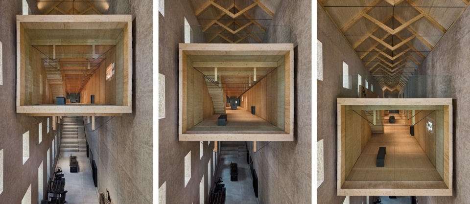 木质盒体与纵向空间,Timber volume and longitudinal space