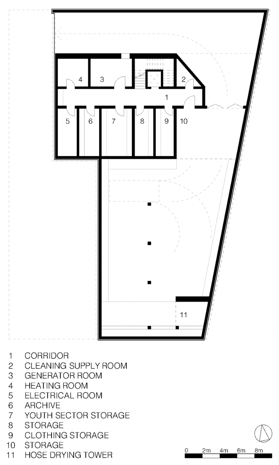 地下层平面图 / Basement plan