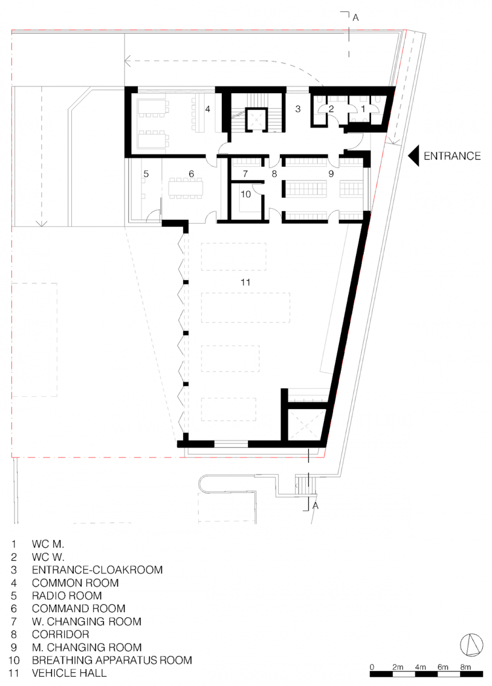 地面层平面图 / Ground-floor plan