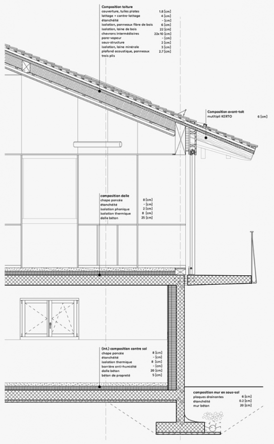 墙身构造详图 / Wall construction detail