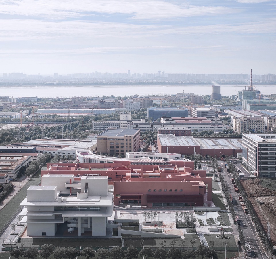青少年宫西面鸟瞰 / Aerial view of the Youth Palace from the west