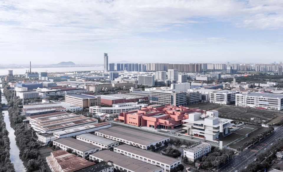 西青少年宫北鸟瞰 / Aerial view of the Youth Palace from the north