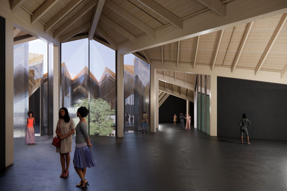 展厅与庭院 / Gallery and courtyard