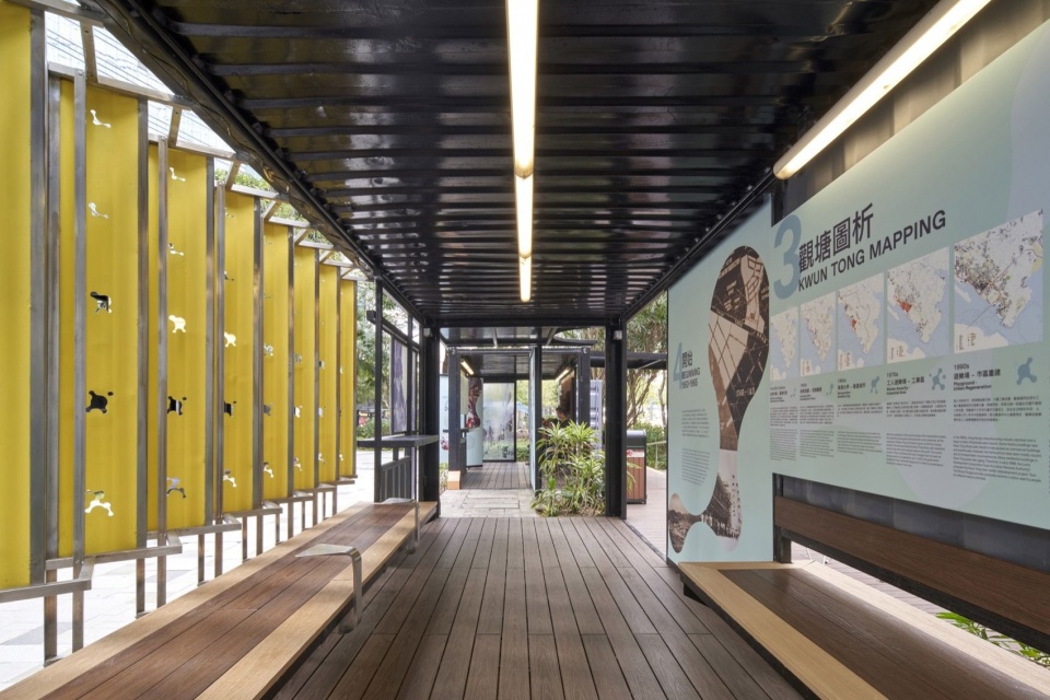 展览与休息空间结合 / the exhibition combined with resting space
