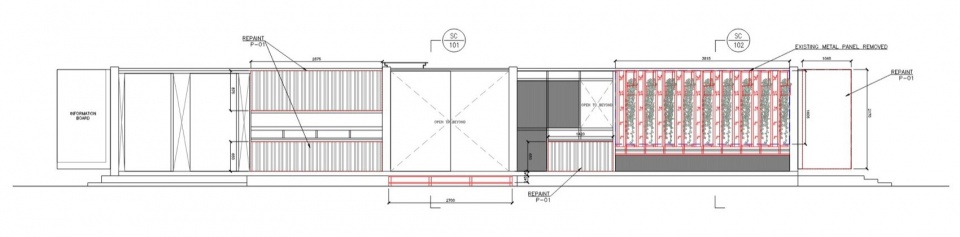 改造立面 / renovation elevation