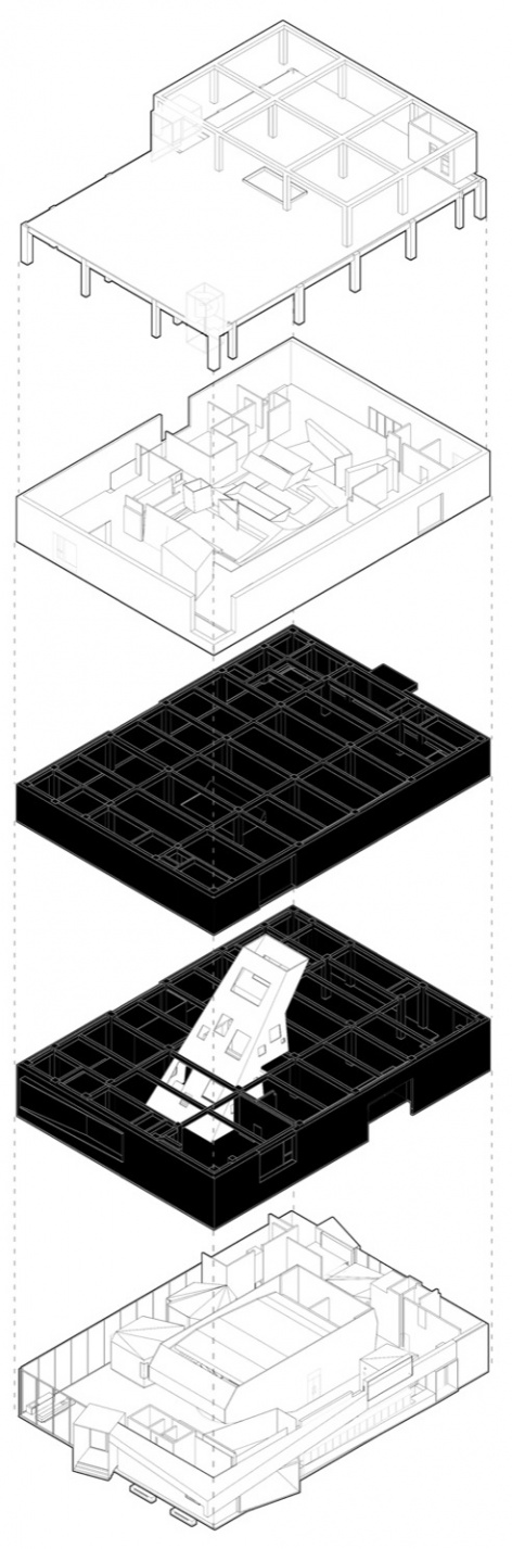 整体爆炸图 / Overall Exploded Axonometric