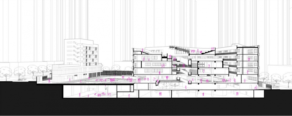 剖透视图 / perspective section