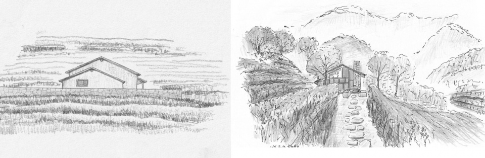 两稿过程方案 / Two process drawings