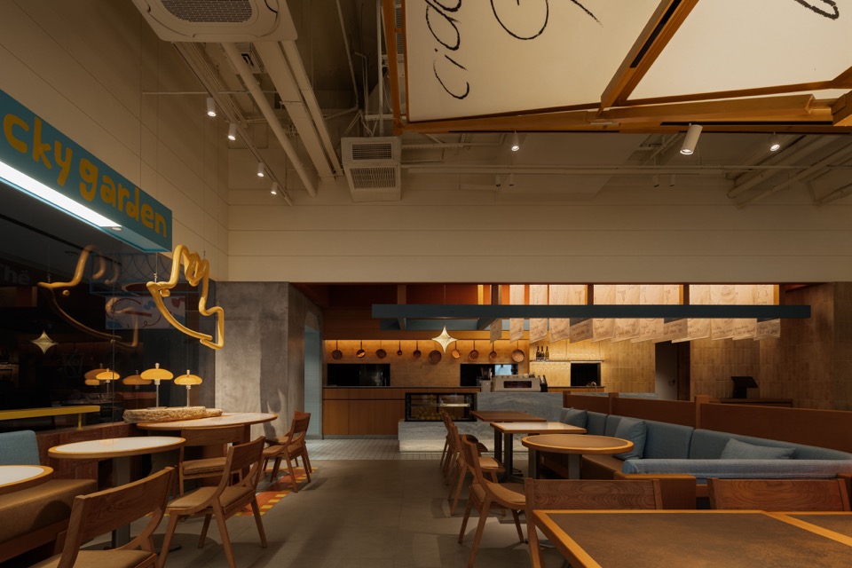 餐厅与吧台 / Dining area and bar
