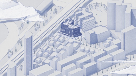 城市语境轴测图 / urban context axonometric