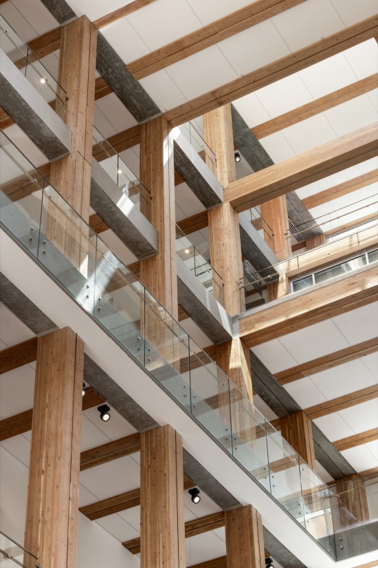 木结构梁柱细部,mass timber column and beam details
