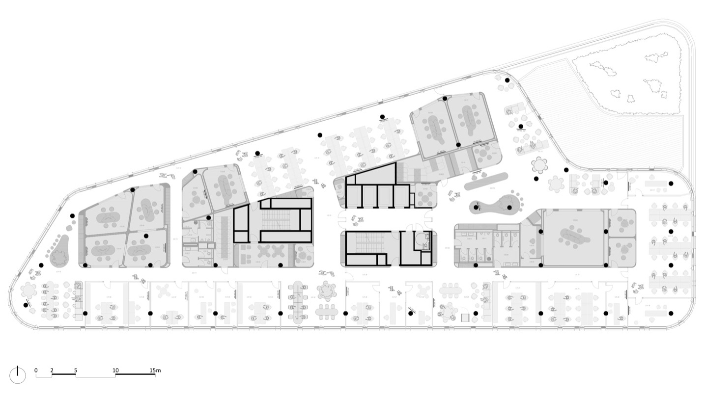 三层平面 / Second floor plan