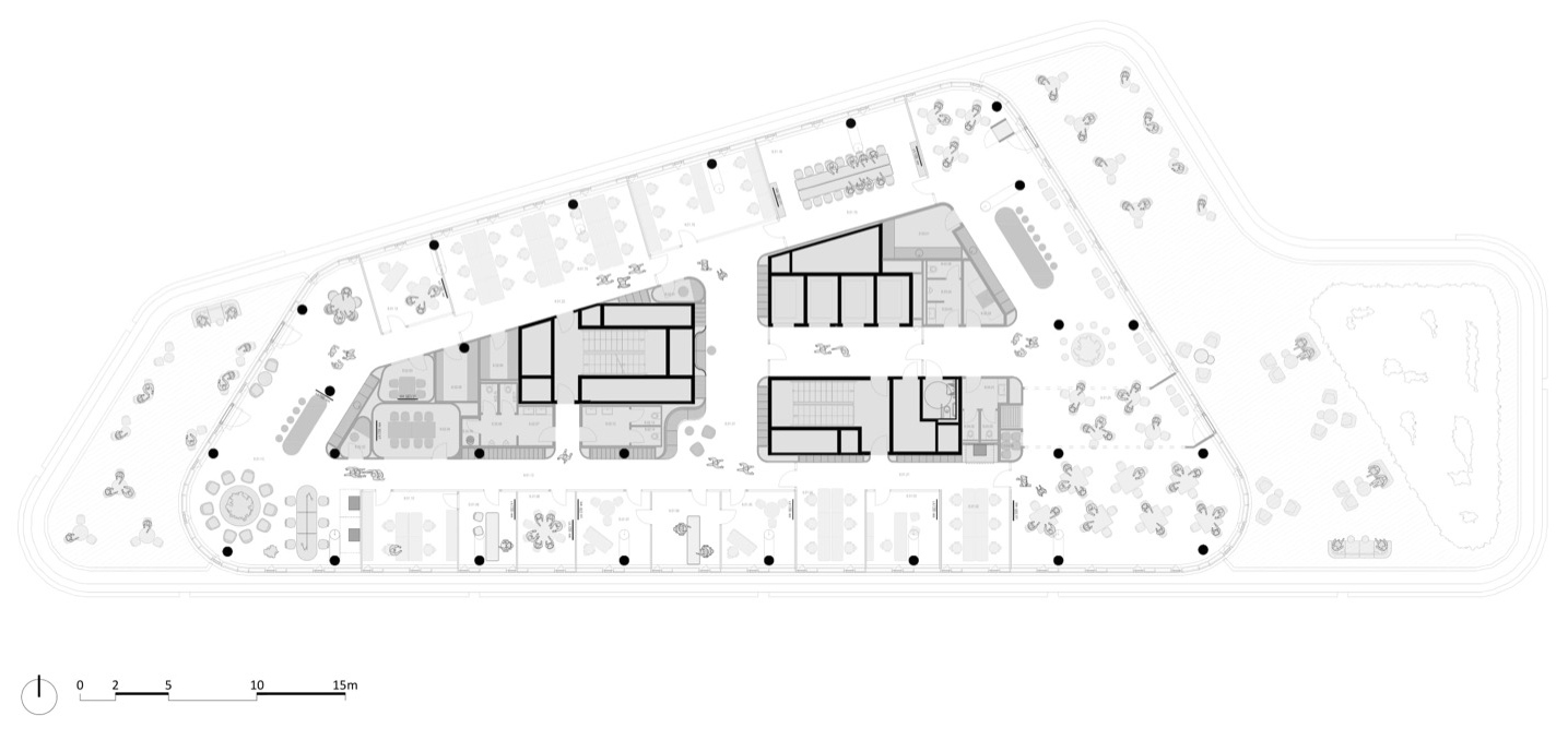 八层平面 / Seventh floor plan