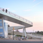 Molina de Segura Footbridge by FVAI
