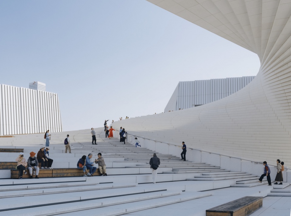屋顶公共阶梯,Public steps on the roof