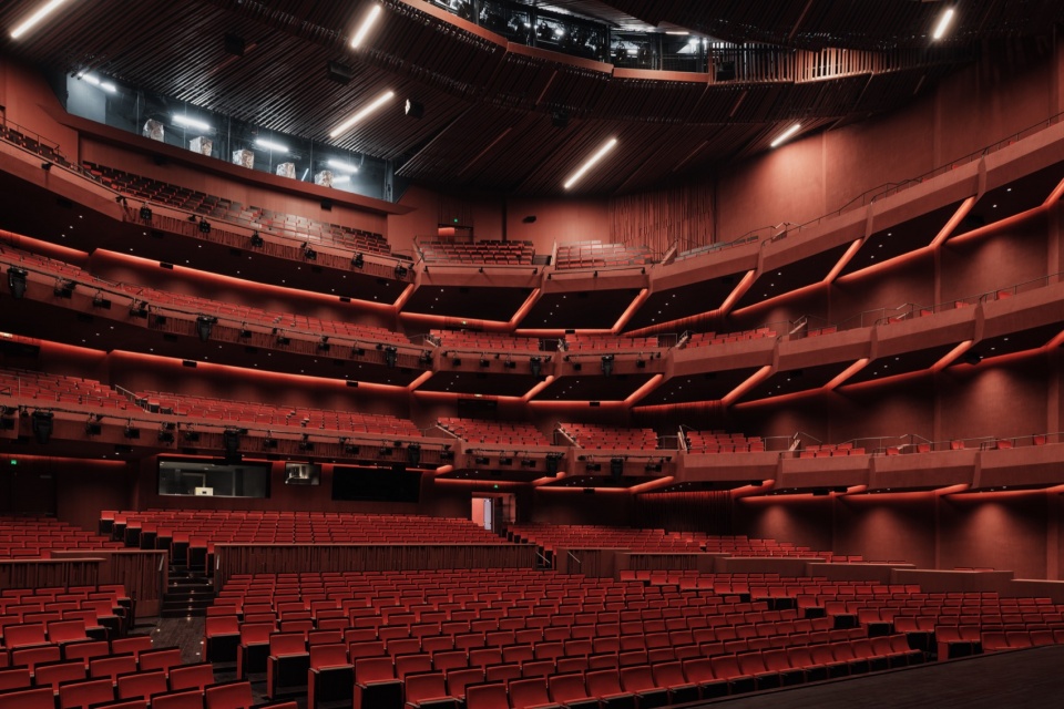 红厅观众席,Seating in Harmony Hall