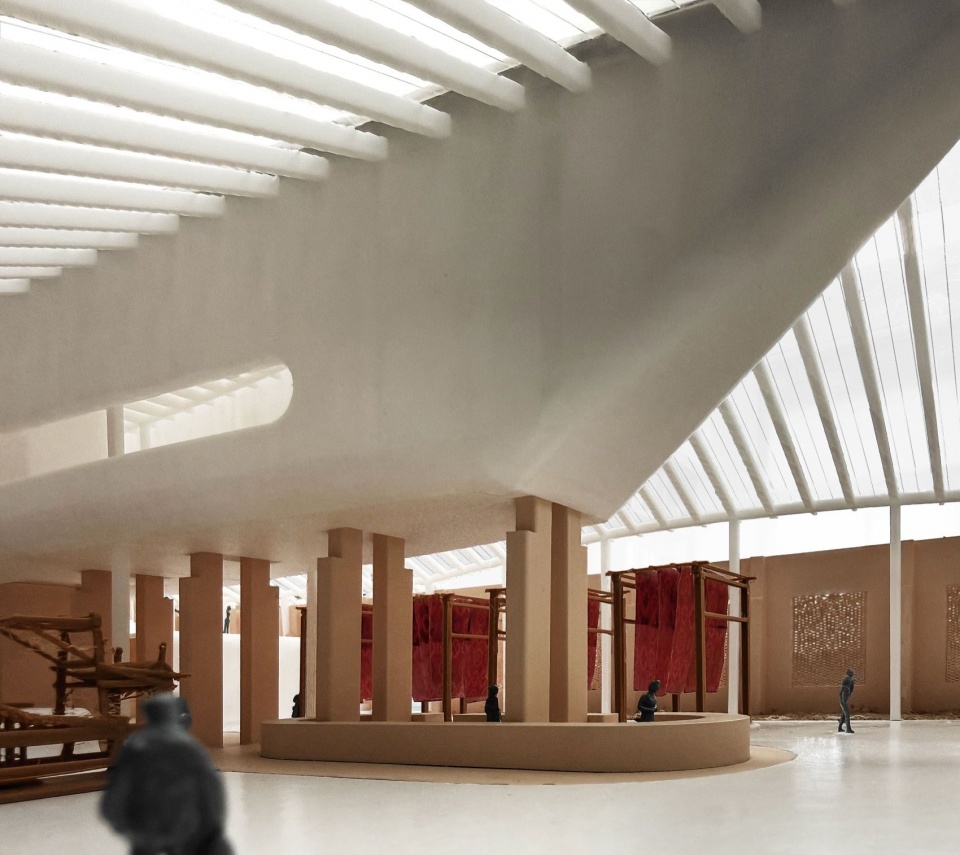 模型图-室内 / Architectural model - interior view