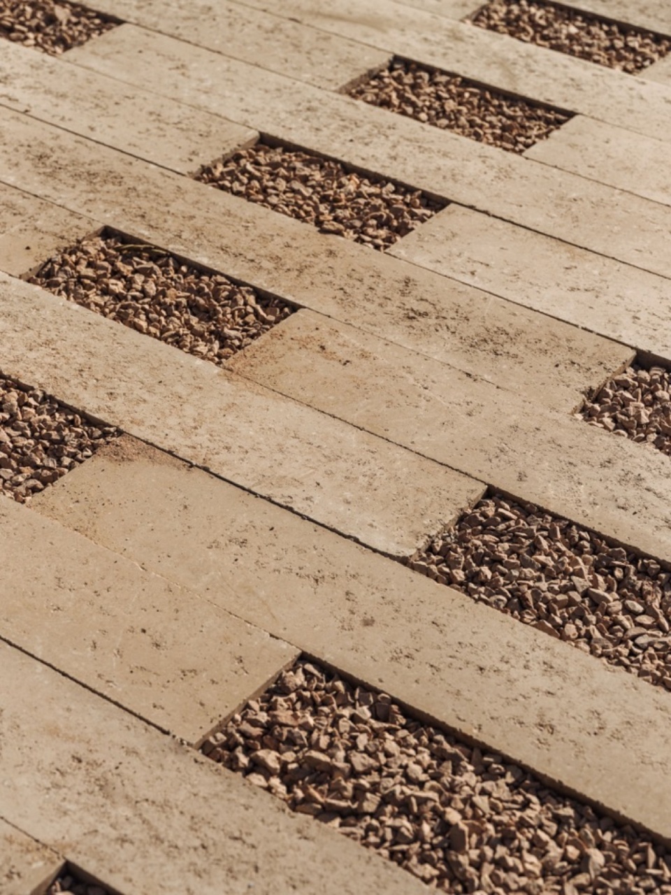 庭院铺地细部 / Courtyard paving detail