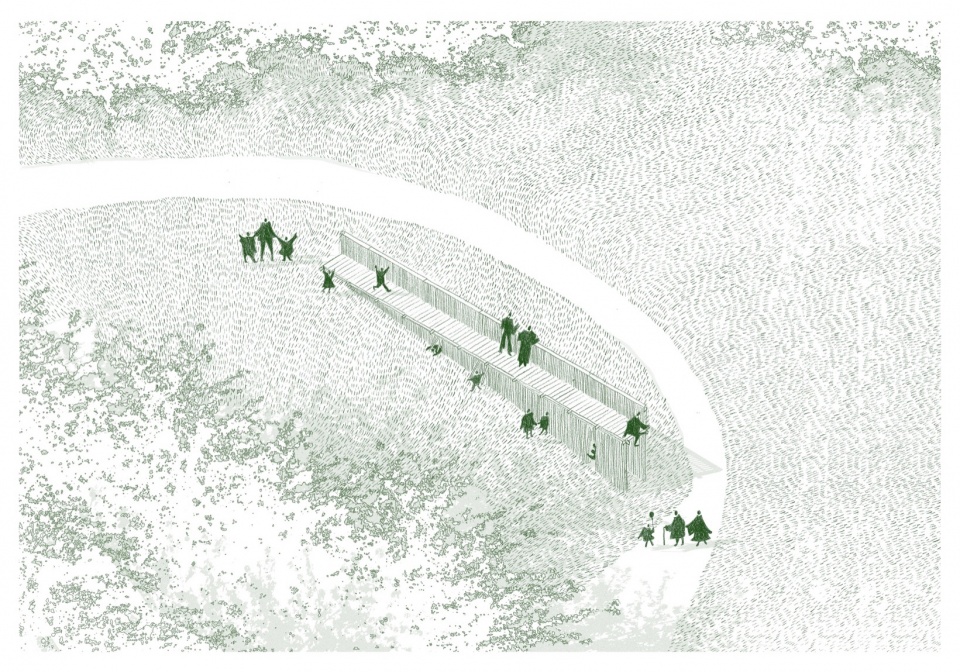 场地轴测图 / Site axonometric