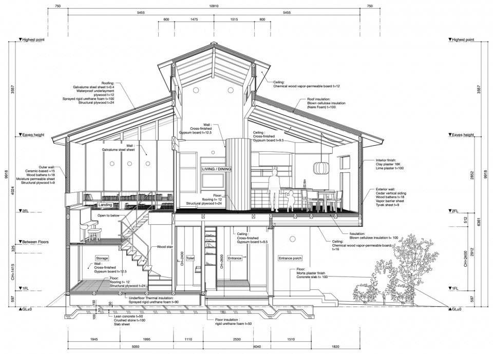 剖透视图 / Sectional perspective