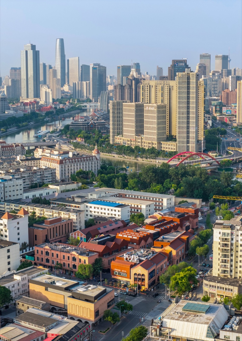 核心区鸟瞰 / Aerial view of the core area