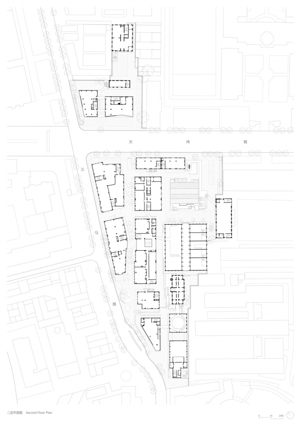 二层平面图 / Second floor plan