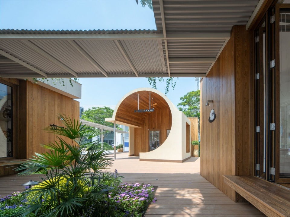 通透的组团空间,Open spaces within the cluster