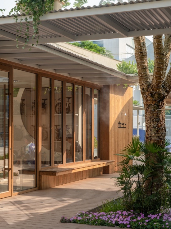 廊架与店面细节,Pergola and shopfront details