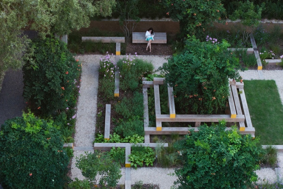Urban Weaving花园鸟瞰 / Aerial view of Urban Weaving