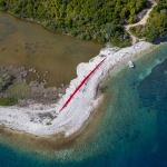 Wound Land Art Installation in Corfu by The Krank