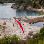 Wound Land Art Installation in Corfu by The Krank