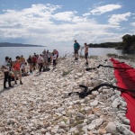 Wound Land Art Installation in Corfu by The Krank