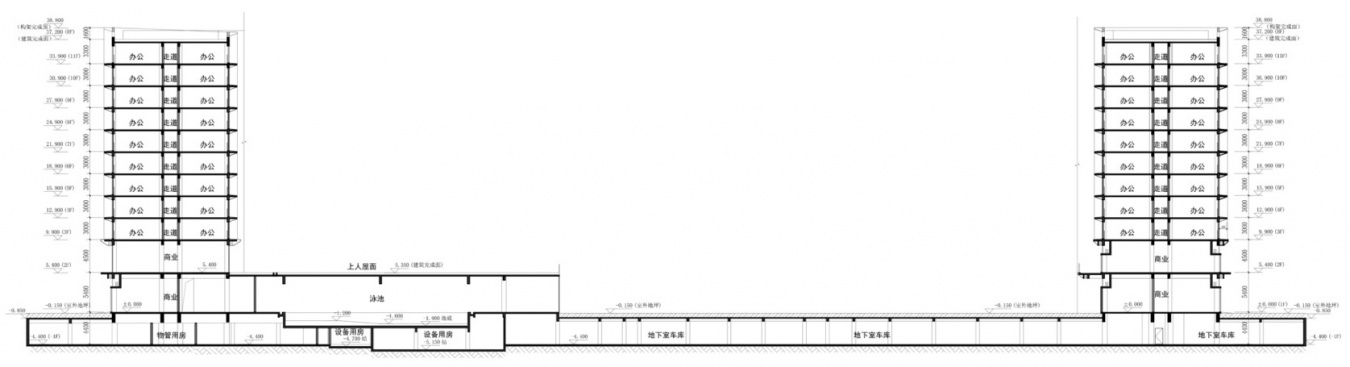 1-1剖面图 / Section 1-1