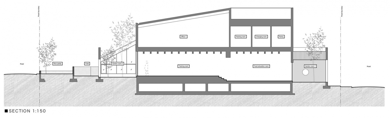 建筑剖面 / Building section