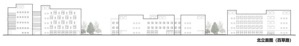 北立面图,North Elevation