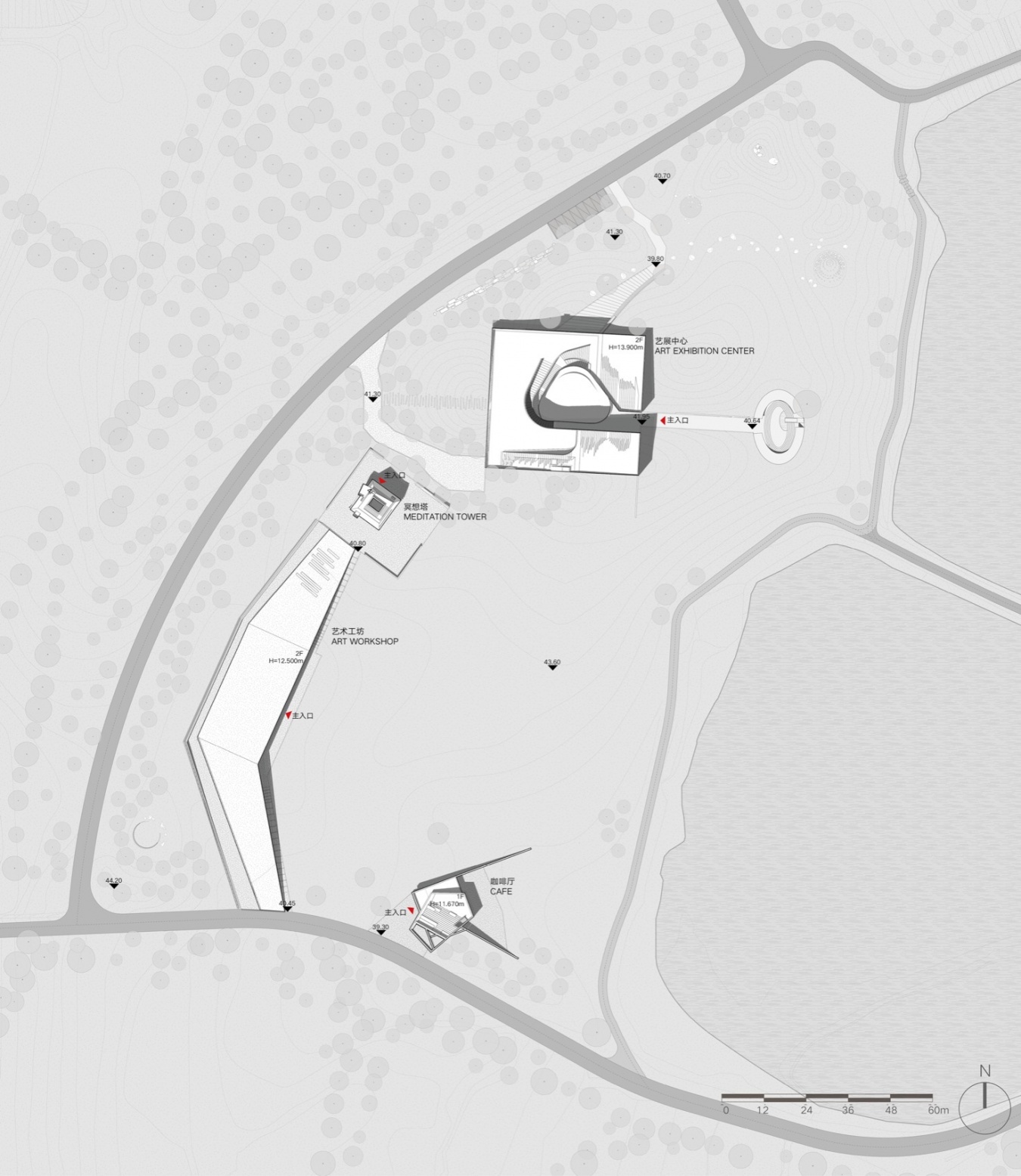 总平面图, Site plan